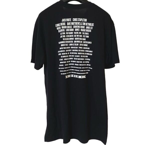 2018 Pilgrimage Music & Cultural Festival Jack White Chris Stapleton Shirt Sz L - Picture 2 of 9